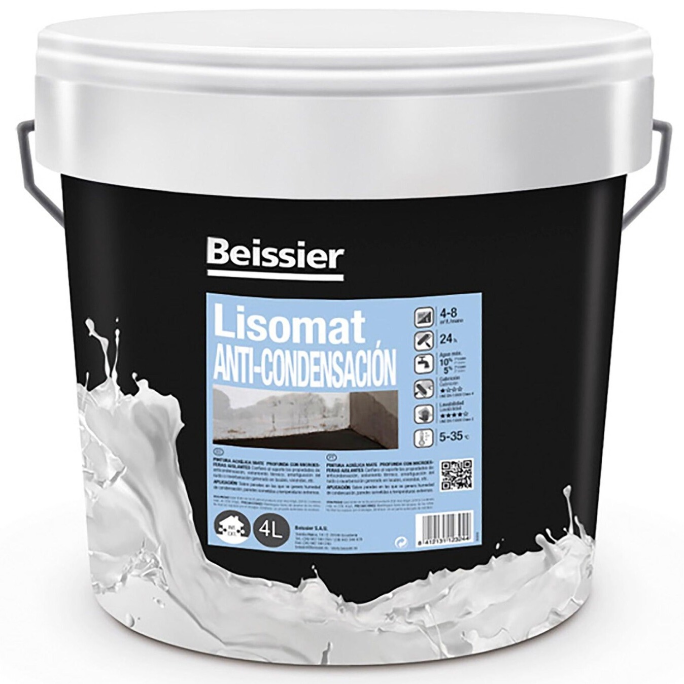 BEISSIER 4L anti-kondensfärg anti-kondens vit